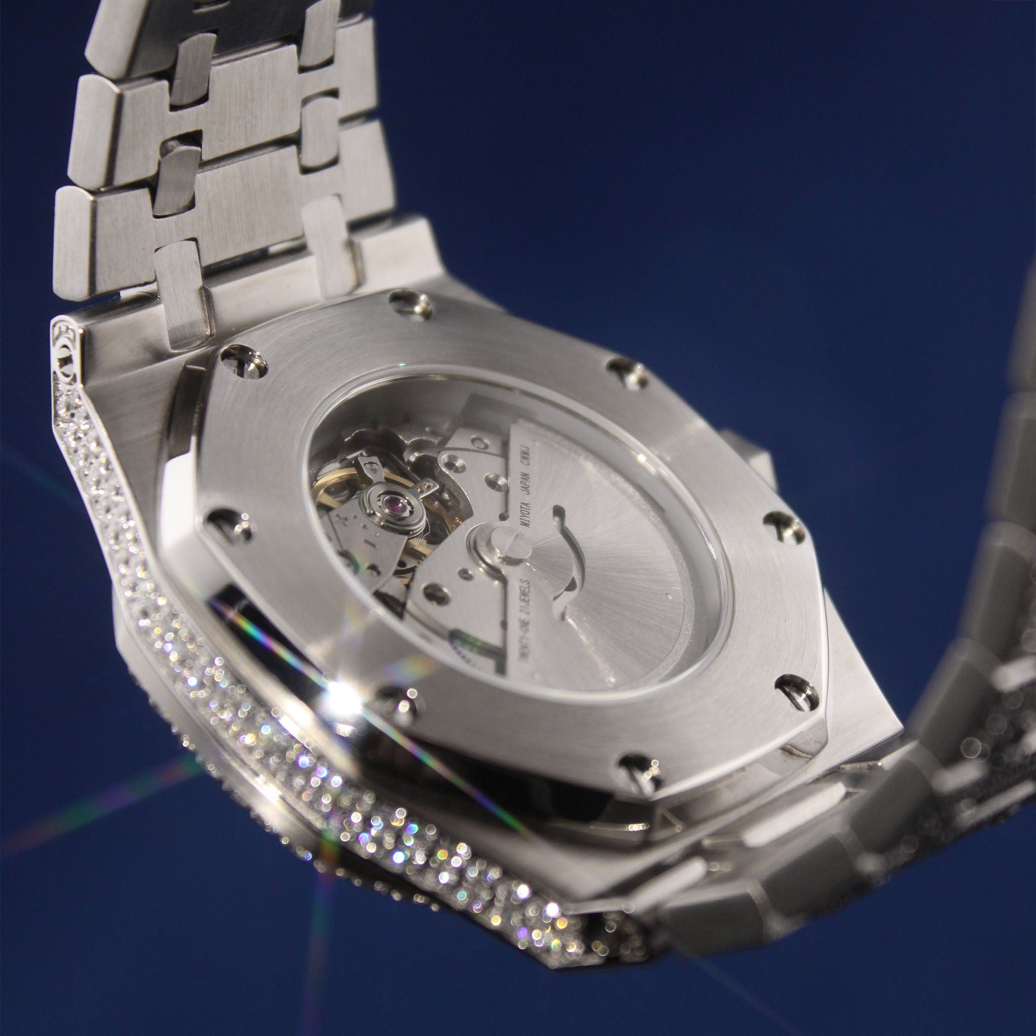 Iced Imperial Watch in White Gold