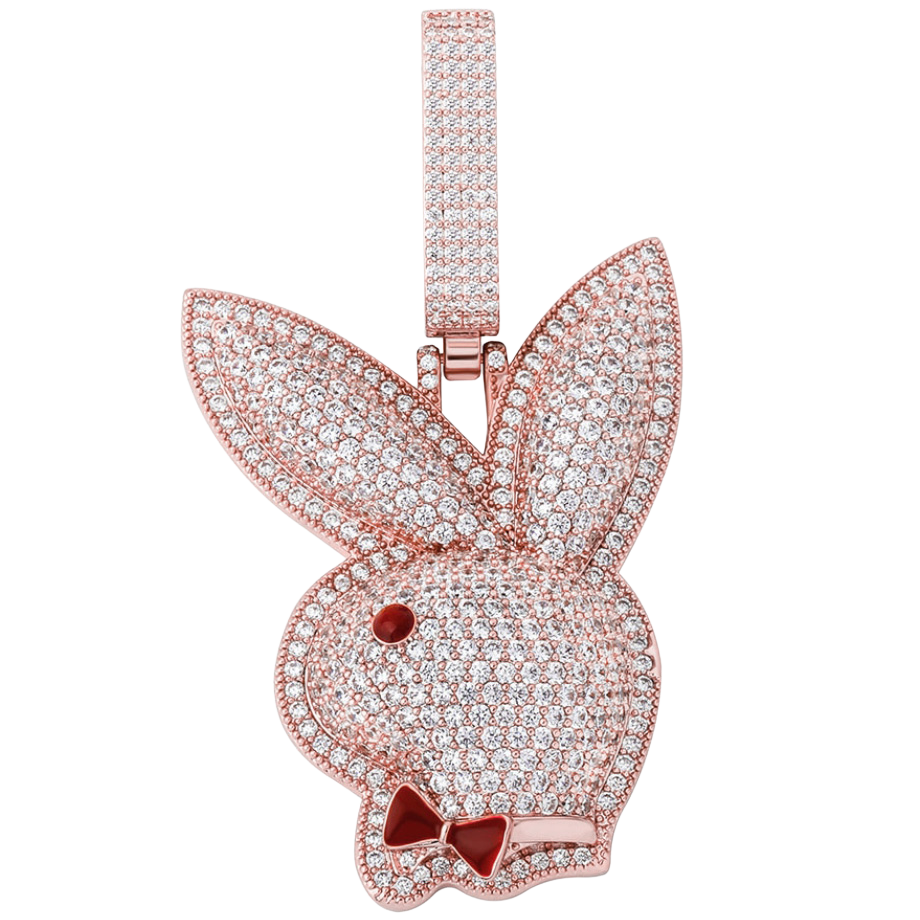 Iced Out Bunny Pendant
