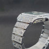 Load image into Gallery viewer, Iced Roman Dial Saints Watch in White Gold